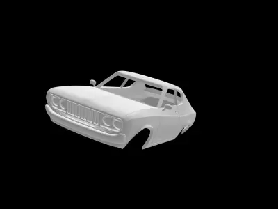 Datsun 710 coupe 3D print model