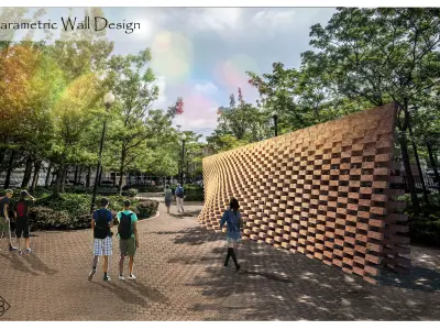 Parametric Wall 3D model