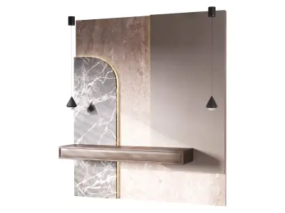 Decorative Wall panel  06 3D model