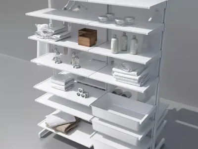 Bathroom accessories 3D model purchase