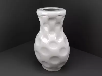 Porcelain vase 3D model