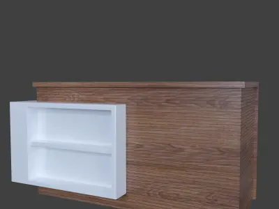 Shop stand 3D model