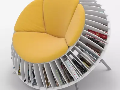 Sunflower Chair 3D model