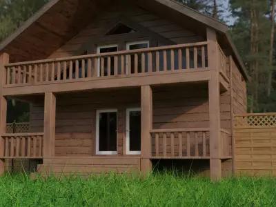 forest house Free 3D model purchase