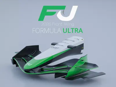 F1 2026 front wing - FU26 issue 10 3D model