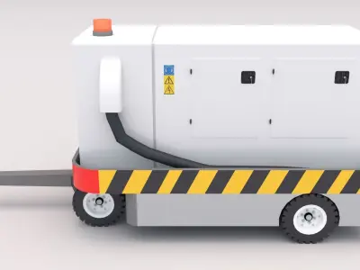 Ground Power Unit Low-poly 3D model