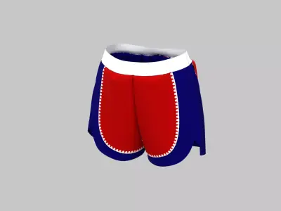 Running Short 3D model