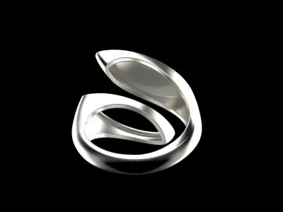 Marquise ring model 627 3D print model