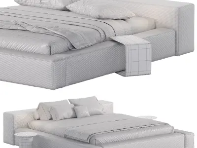 Casper Low bed  3D model