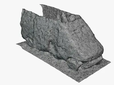 Wrecked van 3D model