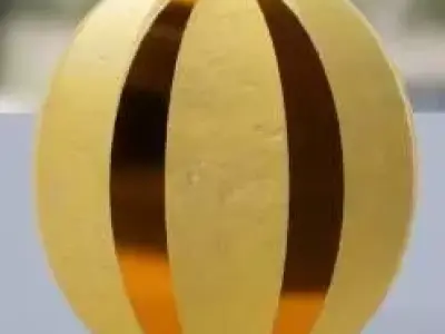 Shiny Unique Design Rigged  Coin with Rotating Animation Low-poly 3D model
