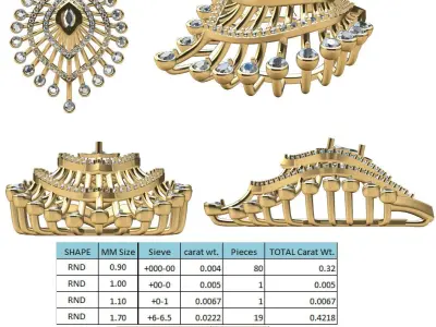 BUSCATE GALARRY PENDENT  3D print model