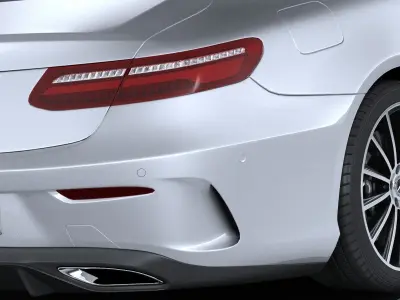 Mercedes E-Class Coupe 2017 3D model