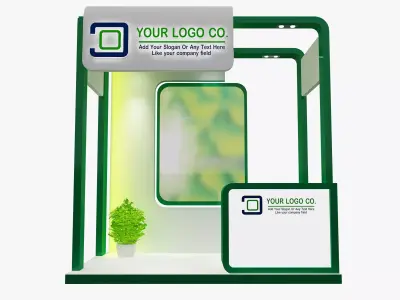 Booth Exhibition Stand a487a 3D model