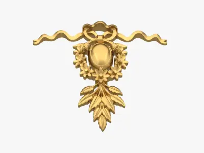 Classic decor ornament 219 3D model