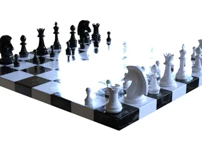 Chessboard 3D model