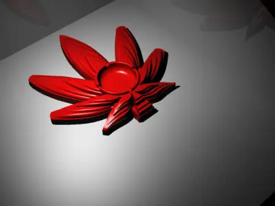 Cannabis themed ashtray 3D print model