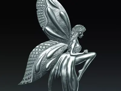 FAIRY OF LUCK  3D print model