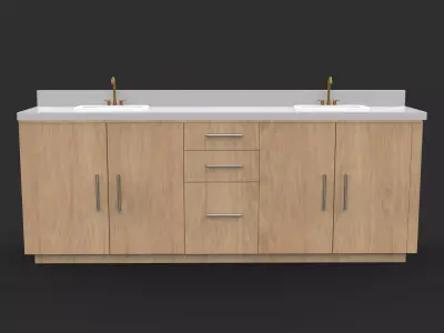 San Bath Vanity 02 3D model
