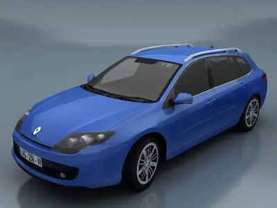 Renault Laguna kombi Low-poly 3D model