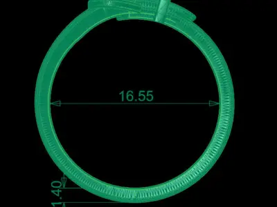 belt sport ring  3D print model