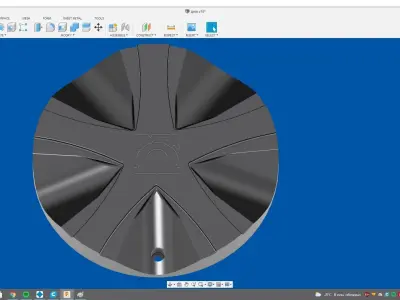 Hubcap omega 3D print model