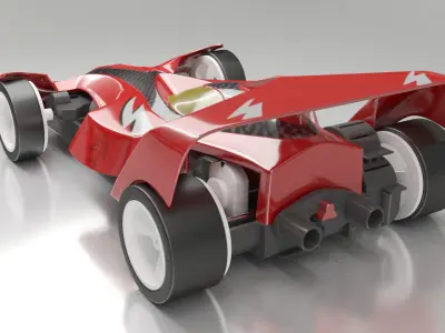 minicar 3dmax 3D model