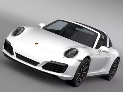 Porsche 911 Targa 4S 991 2016 3D model