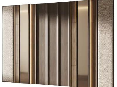 Decorative V81 Wall Panels 3D model