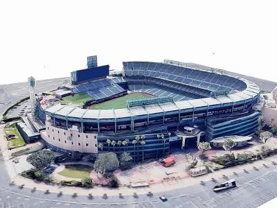 Angel Stadium Low-poly 3D model