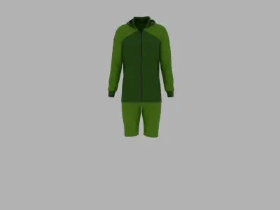 Sport Suit Low-poly 3D model 32