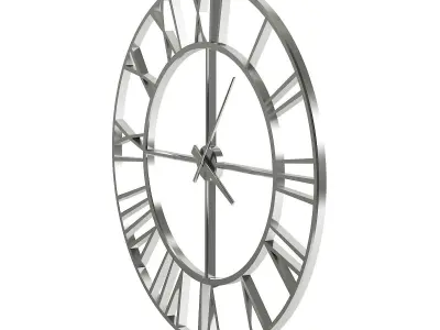 Metal Wall Clock 3D model