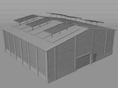 Garage Warehouse 3D model