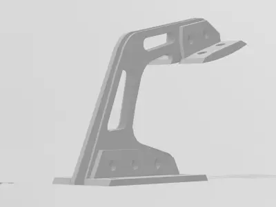 Swan neck wing for RC  3D print model