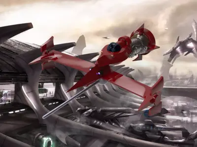 Swordfish II MONO Racer from Cowboy Bebop 3D model 3D model