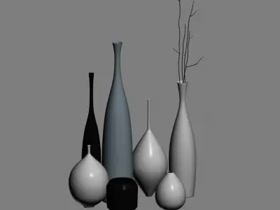 vase 26 3D model purchase