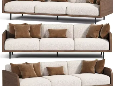 The HEDLAND Sofa 3D model