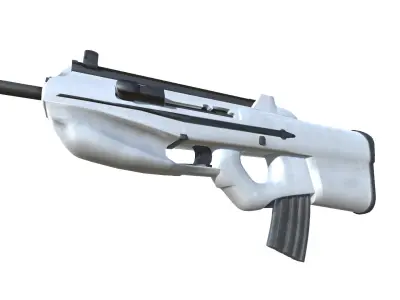 51-F2000-gun model 3d game ready model Low-poly 3D model Low-poly 3D model