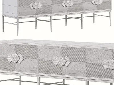 Byron Entertainment Console 3D model