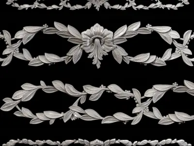 Classic carved 015 3D model