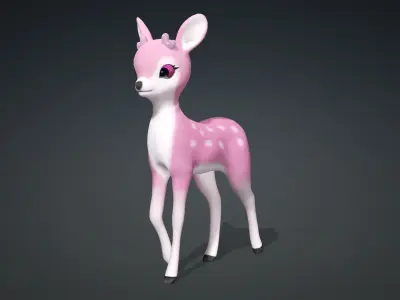 Baby Deer-A2 3D model