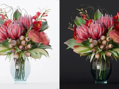 Bouquet of flowers 3D model