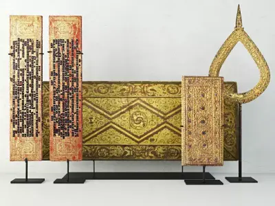 Antique Burmese Decoration 3D model