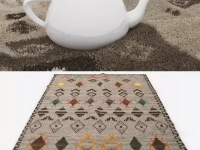 Rugs No 1052 Low-poly 3D model
