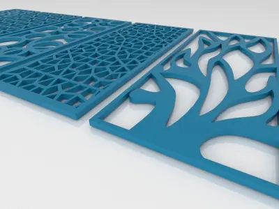 14 Wall Partition Design 3D model