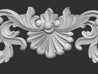 European Style Carving 3D model