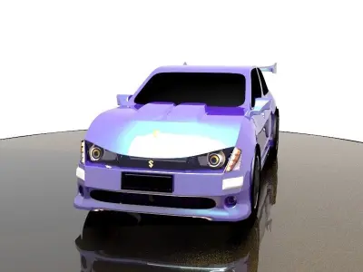  City Car Soul 100 Original Model 3D model