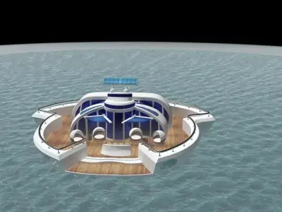 Luxury Yacht  Free 3D model