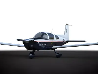 Grumman Cheetah Air Force 3D model
