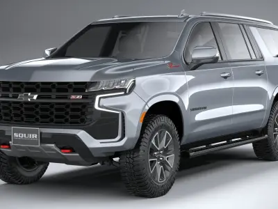 Chevrolet Suburban Z71 CG 2021 3D model